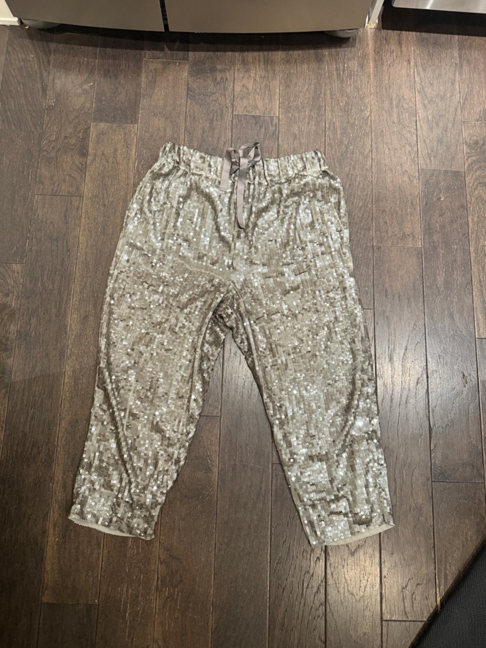 ASOS Silver Sequin Joggers